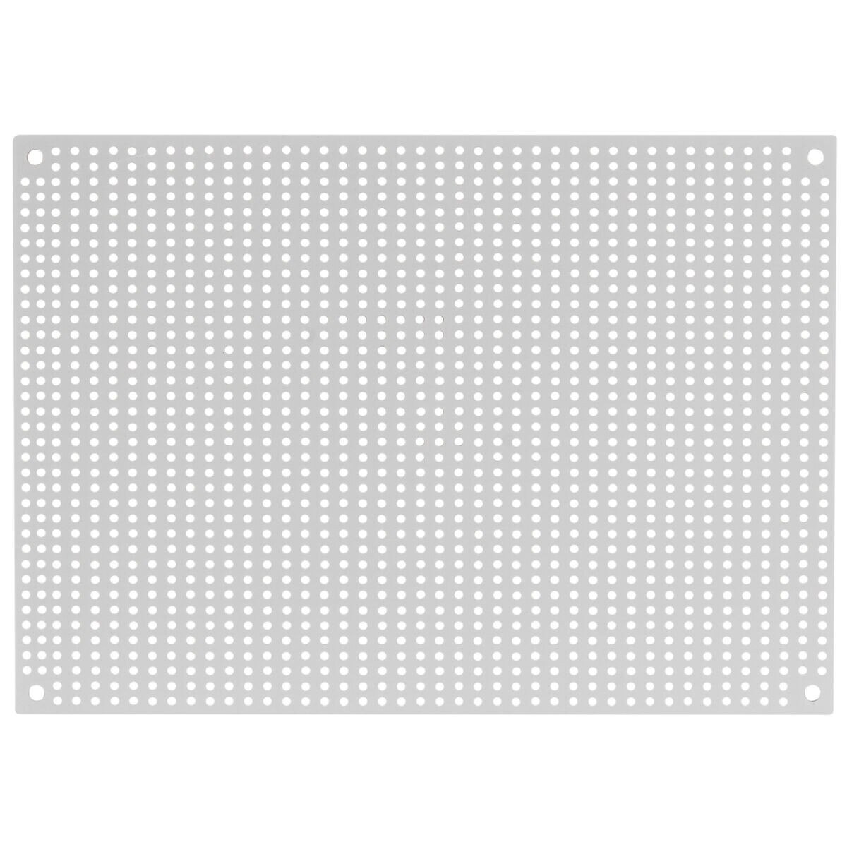 White Perforated Large Hole Crossover Board Pair 5" x 7"